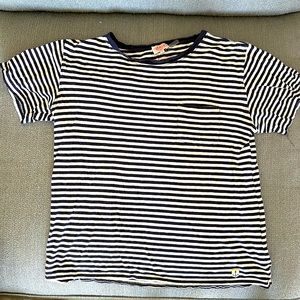 Armor-Lux cotton / linen Breton striped tee